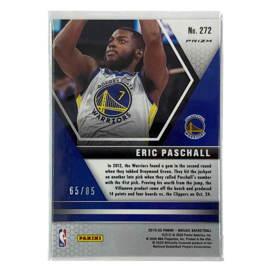 PANINI NBAカード MOSAIC PRIZM ERIC PASCHALL GOLDEN STATE WARRIORS /85 #272 中古 IT1