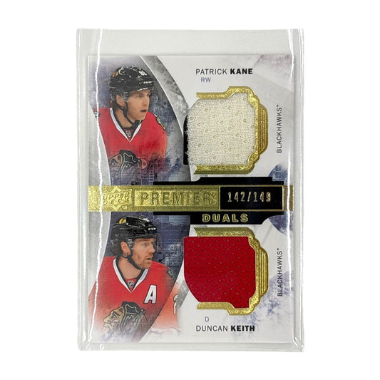 UPPER DECK NHLカード PREMIER PATRICK KANE DUNCAN KEITH BLACKHAWKS 142/149 #PD2-KK 中古 IT1