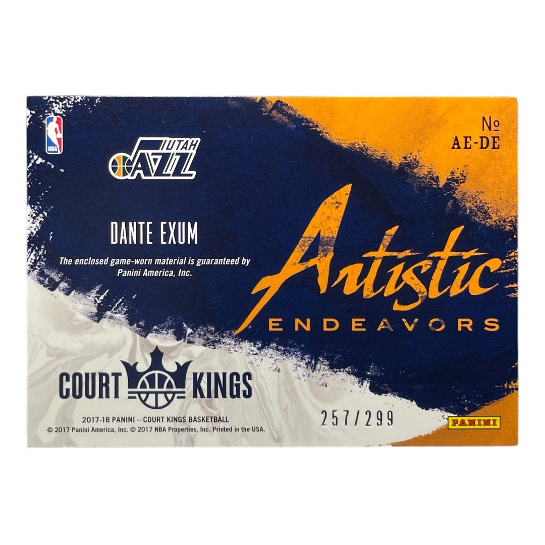 PANINI NBAカード COURT KINGS DANTE EXUM UTAH JAZZ /299 #AE-DE 中古 IT2