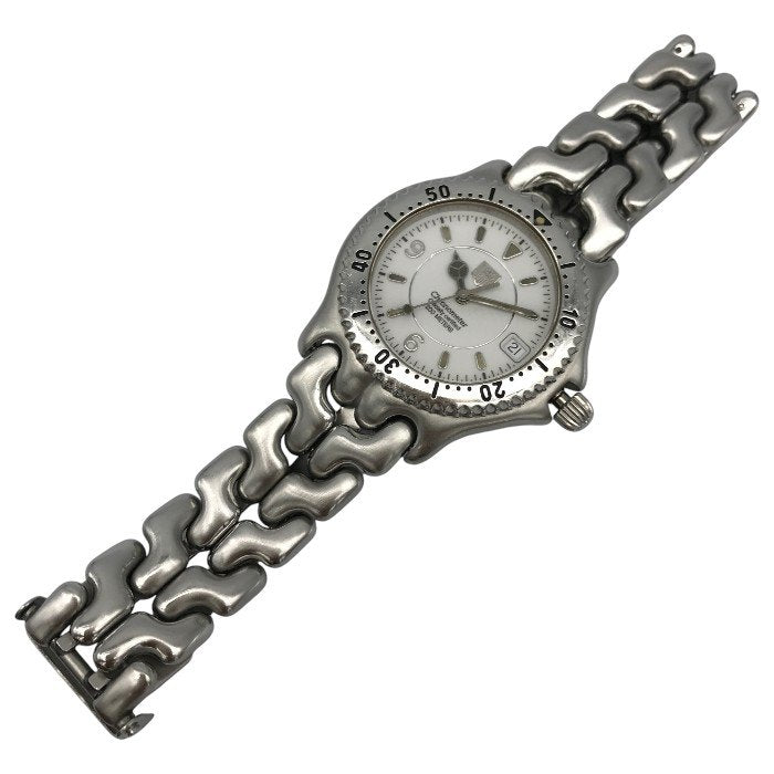 TAG HEUER タグホイヤー 腕時計 メンズ セル 自動巻き デイト 回転ベゼル SS シルバー WG5113-P0 中古 T1