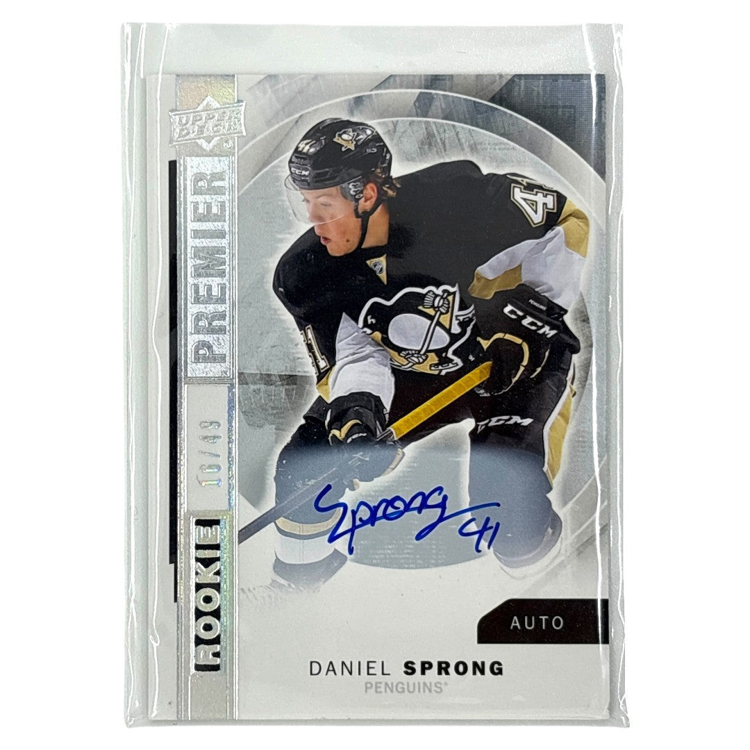 UPPER DECK NHLカード PREMIER DANIEL SPRONG PENGUINS /49 #R-8 中古 IT1