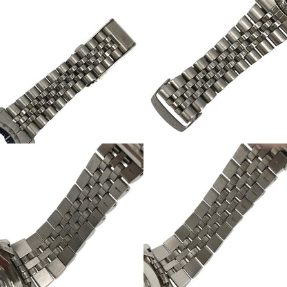 SEIKO セイコー KINETIC SPORTS 200 腕時計 メンズ アナログ クォーツ SS キネティック スポーツ ダイバーズ シルバー/ネイビー 5M43-0A40 中古 T1