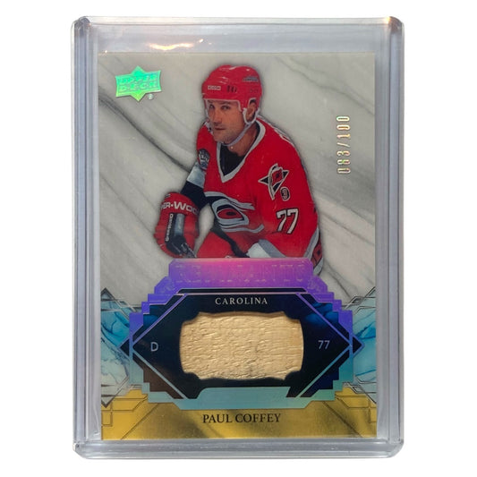 UPPER DECK NHLカード ENGRAINED PAUL COFFEY HURICANES 083/100 #R-PC 中古 IT2
