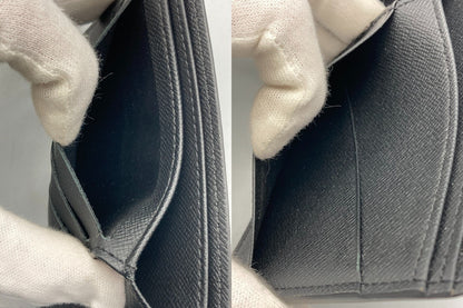 LOUIS VUITTON ルイヴィトン モノグラム・エクリプス ポルトフォイユ ミュルティプル M61695 イニシャル入り メンズ 中古 D4