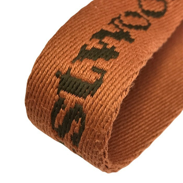 Vivienne Westwood ヴィヴィアンウエストウッド ベルト メンズ ガチャベルト GI 布 ロゴ オーブ オレンジ系 中古 T1