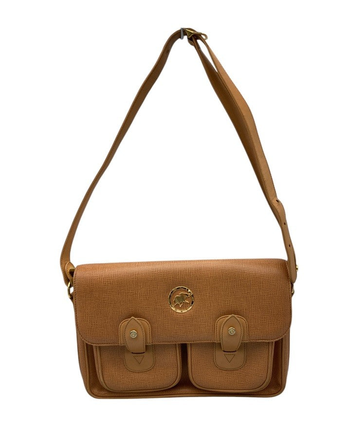 HUNTING WORLD ハンティングワールド レザー ショルダーバッグ 中古 D4