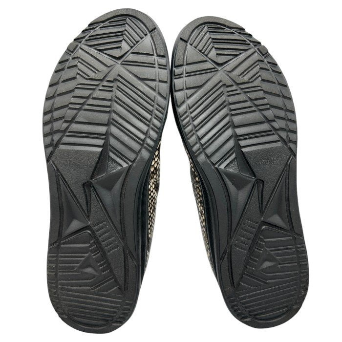 fitfit フィットフィット パイソン調 レザー バレエ スニーカー 23.5cm 靴 シューズ レディース 中古 W４