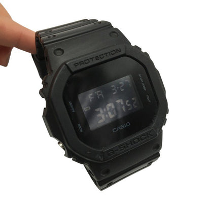 カシオ Gショック ソリッドカラーズ 腕時計 DW-5600BB-1 ブラック 中古 Y4
