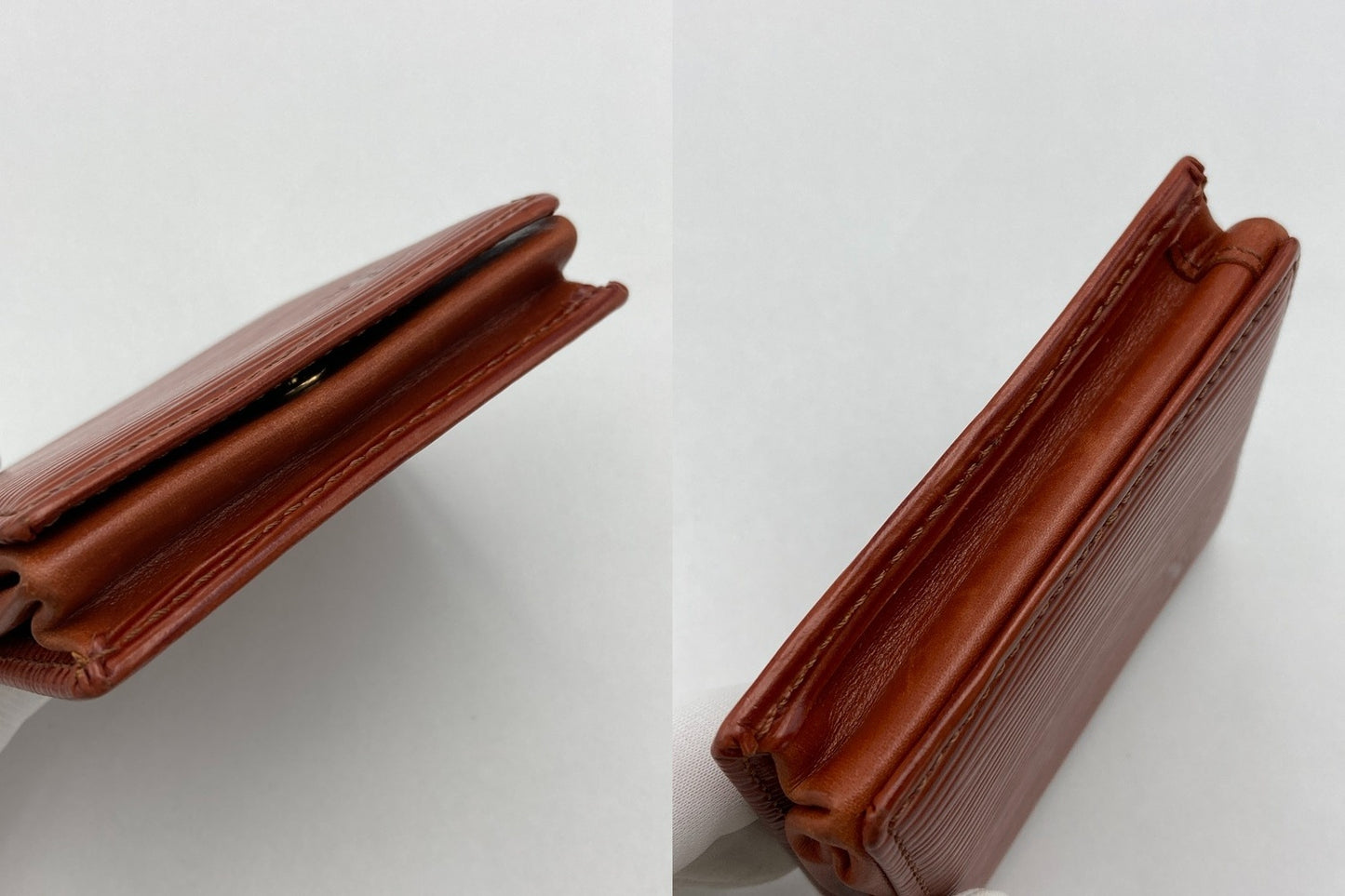 LOUIS VUITTON ルイヴィトン エピ ポルトモネ ボワット コインケース M63693 ケニアブラウン 中古 D4