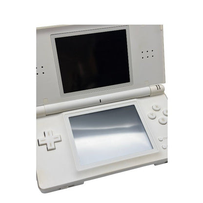 NINTENDO DS Lite クリスタルホワイト 本体 任天堂 ゲーム機 充電器付 USG-001 中古 W1