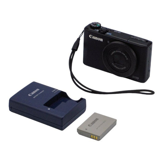 Canon デジタルカメラ PowerShot S110 約1210万画素 F2.0 光学5倍ズーム ブラック PSS110(BK) 中古 a1