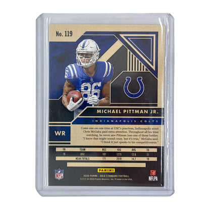 PANINI NFLカード GOLD STANDARD MICHAEL PITTMAN JR. INDIANAPOLIS COLTS 5/5 #119 中古 IT1