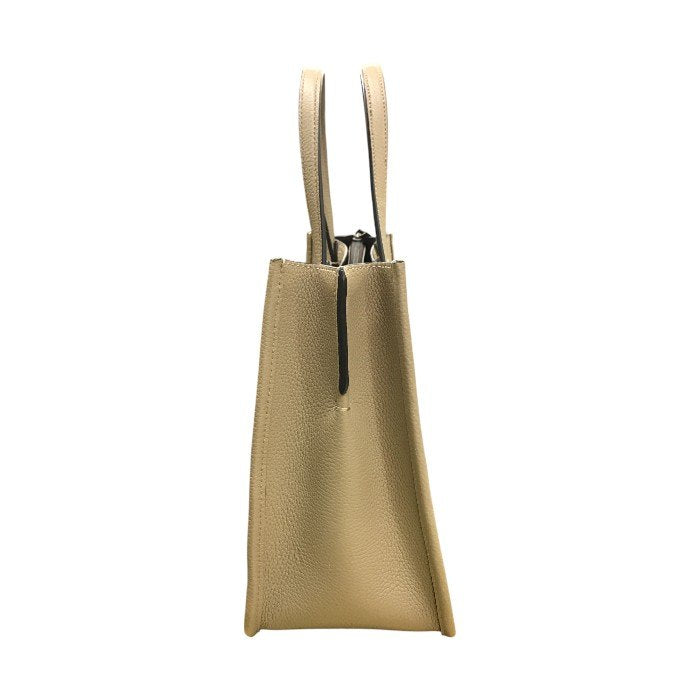 COACH コーチ タイラー キャリーオール ハンドバッグ レディース レザー 2way 斜め掛け ショルダー ベージュ C3460 中古 T1