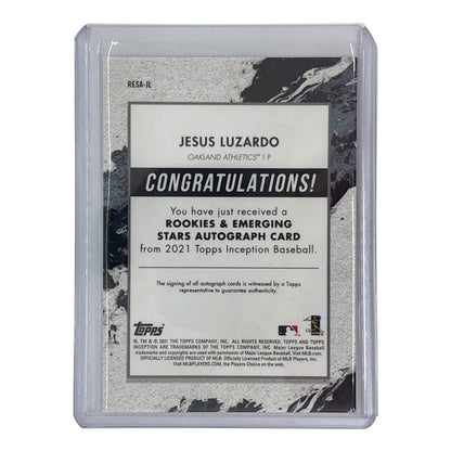 TOPPS MLBカード INCEPTION JESUS LUZARDO OAKLAND ATHLETICS 018/125 #RESA-JL 中古 IT1