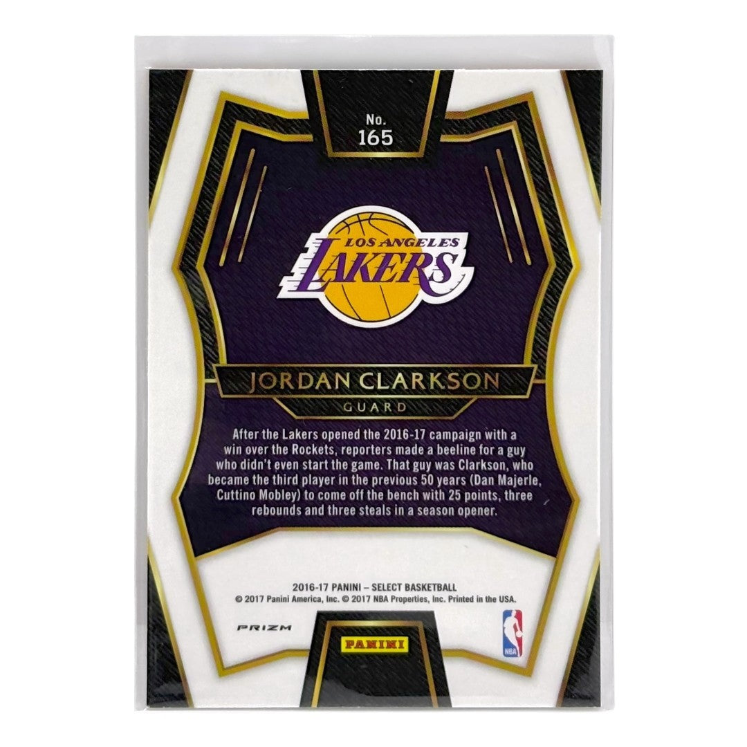 PANINI NBAカード SELECT PRIZM JORDAN CLARKSON LAKERS #165 中古 IT1