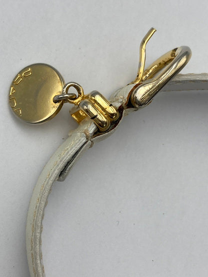 PRADA プラダ レザー ブレスレット 中古 D4