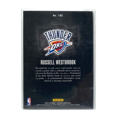 PANINI NBAカード CRUSADE RUSSELL WESTBROOK OKLAHOMA CITY THUNDER #195 中古 IT2