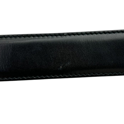 Salvatore Ferragamo サルヴァトーレ フェラガモ リバーシブル ベルト レザー メンズ シンプル ブラック ブラウン 中古 W４