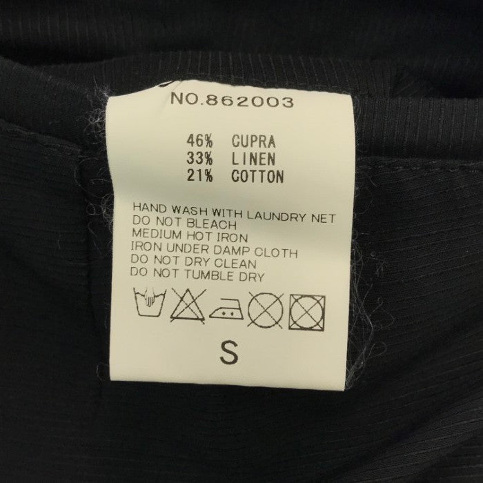 HAVERSACK ハバーサック パンツ メンズ 春夏 麻 ロング ウエストドローコード ボタンフライ ブラック Sサイズ 862003 中古 T1