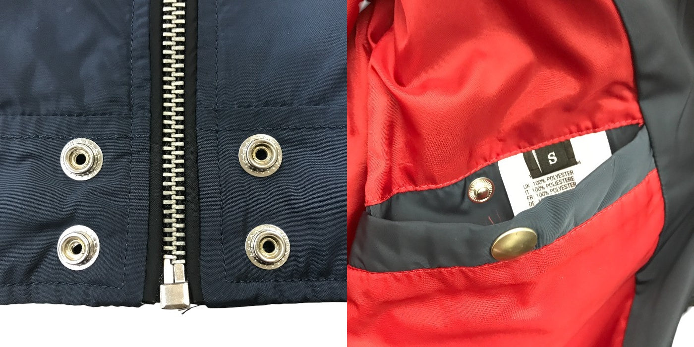 DIESEL ディーゼル ブルゾン S ライダースジャケット メンズ アウター ネイビー 中古 KW1