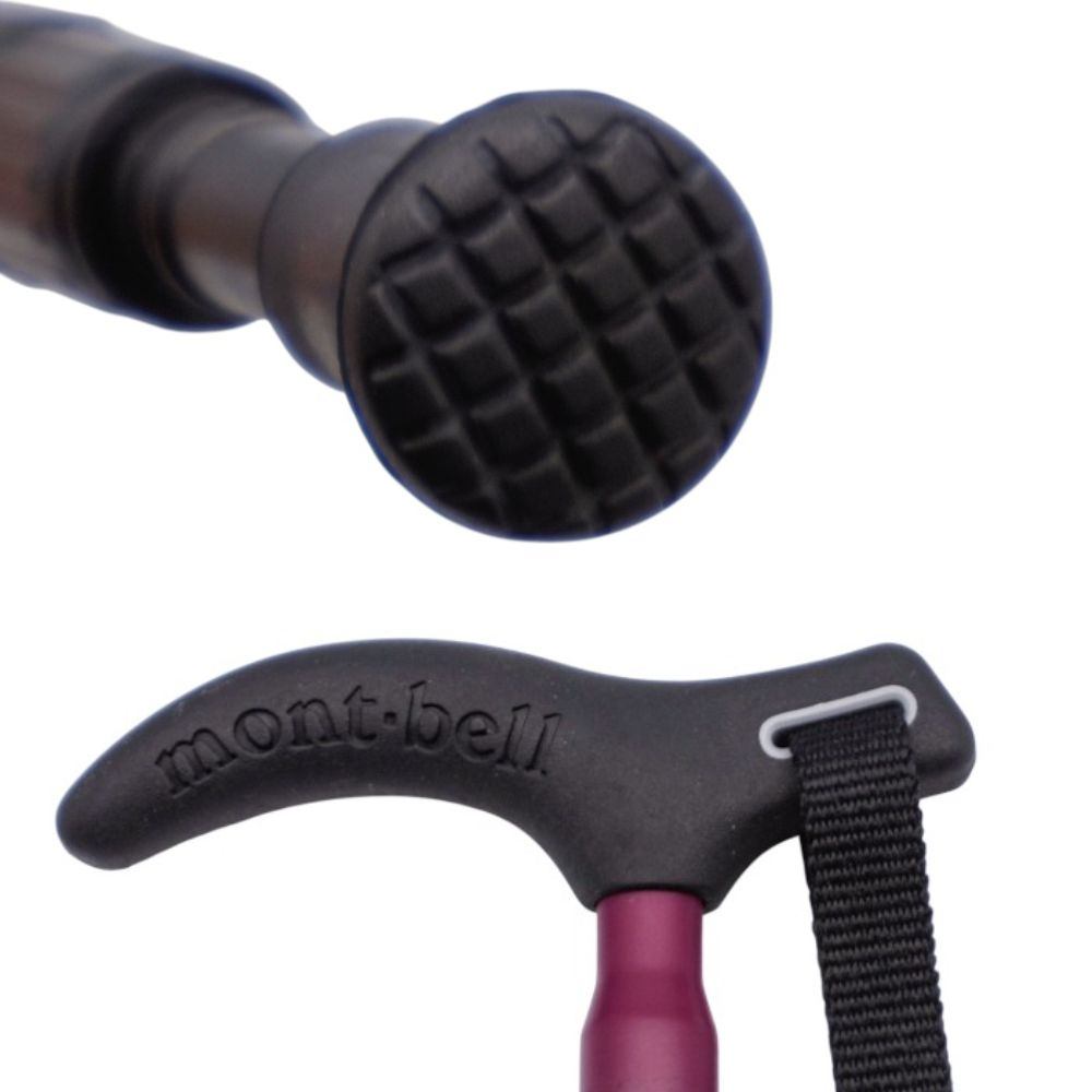 モンベル mont-bell T-GRIP アンチショック S トレッキングポール ラズベリー (RAS) 1140149 中古 a1