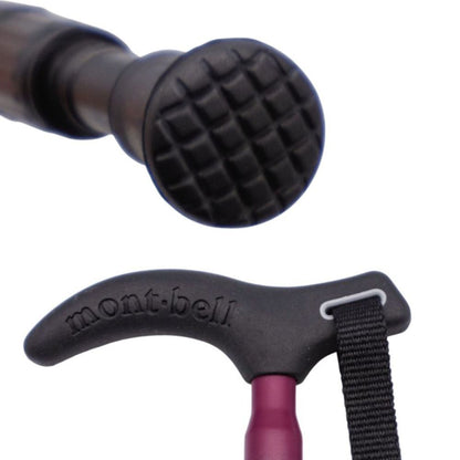 モンベル mont-bell T-GRIP アンチショック S トレッキングポール ラズベリー (RAS) 1140149 中古 a1