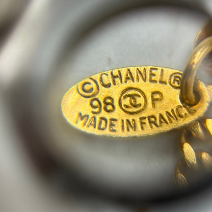 CHANEL シャネル ココマーク ボール ネックレス アクセサリー ジュエリー おしゃれ レディース ブランド 中古 W４