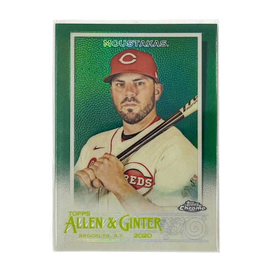 TOPPS MLBカード CHROME ALLEN & GINTER MIKE MOUSTAKAS CINCINNATI REDS 39/99 #208 中古 IT1