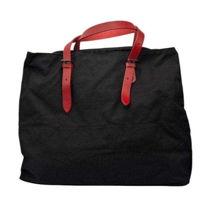 未使用品 BAGGY PORT バギーポート トートバッグ YNM417N RD 鞄 大容量 メンズ レディース レザー キャンバス 中古 W４