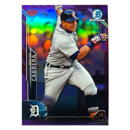 TOPPS MLBカード BOWMAN CHROME MIGUEL CABRERA DETROIT TIGERS /250 #86 中古 IT2