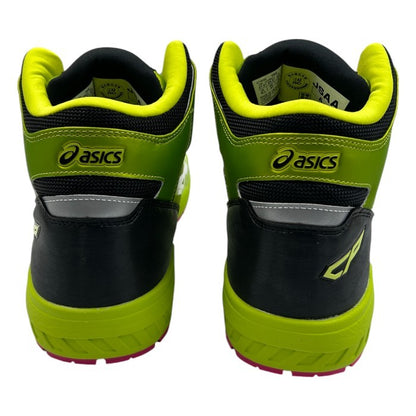 ASICS アシックス ワーキング スニーカーブーツ ウィンジョブ CP304 BOA ネオンライム 27.0 cm 靴 シューズ WINJOB 安全靴 メンズ 中古 W1