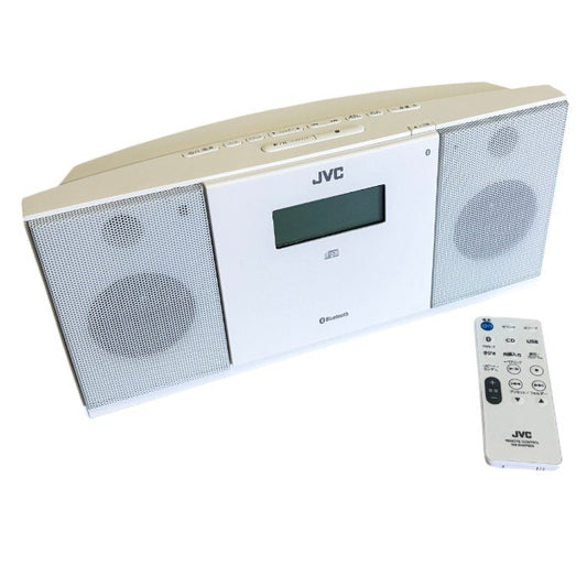 JVC ケンウッド Bluetooth搭載 コンパクトコンポーネントシステム NX-PB30 スピーカー ブルートゥース ワイヤレス ラジオ CD 中古 W1