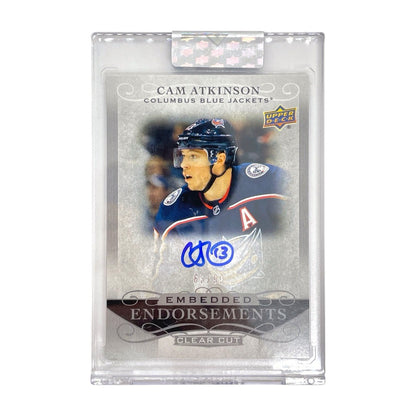 未開封品 UPPER DECK NHLカード CLEAR CUT CAM ATKINSON COLUMBUS BLUE JACKETS 63/99 #EE-CA 中古 IT1
