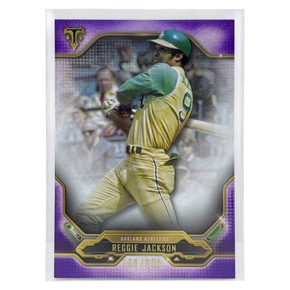 TOPPS MLBカード TRIPLE THREADS REGGIE JACKSON OAKLAND ATHLETICS /299 #100 中古 IT1