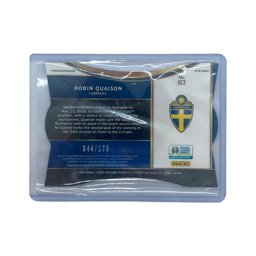 PANINI サッカーカード SELECT UEFA EURO PRIZM ROBIN QUAISON SWEDEN 044/175 #153 中古 IT1