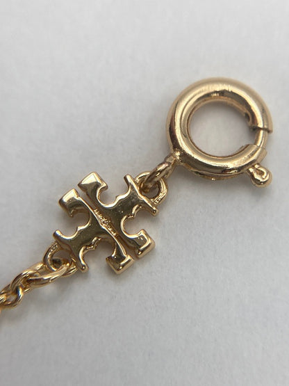 TORY BURCH トリーバーチ アイコン パヴェ ペンダント ネックレス 中古 D4