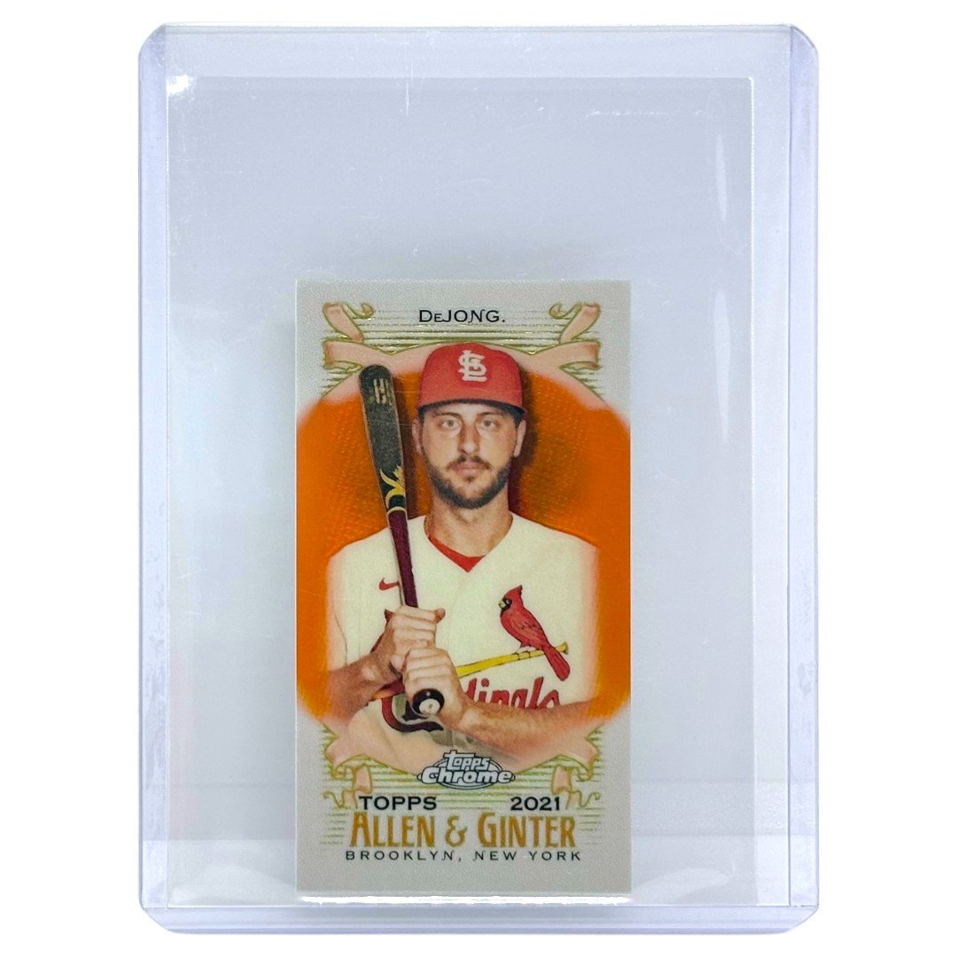 TOPPS MLBカード CHROME ALLEN & GINTER PAUL DEJONG ST. LOUIS CARDINALS /25 #41 中古 IT1