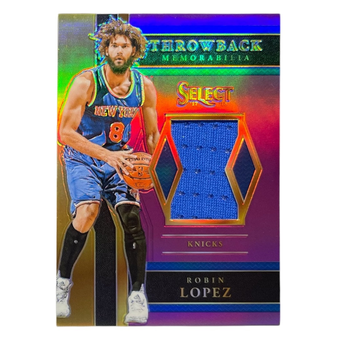 PANINI NBAカード SELECT PRIZM ROBIN LOPEZ NEW YORK KNICKS /99 #TM-RLZ 中古 IT2