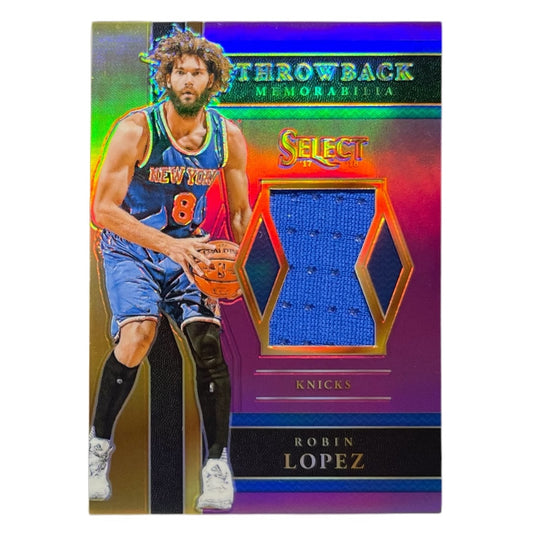 PANINI NBAカード SELECT PRIZM ROBIN LOPEZ NEW YORK KNICKS /99 #TM-RLZ 中古 IT2