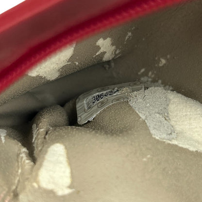 CHANEL シャネル ラムスキン ココマーク ポーチ レッド ブランド レディース 小物入れ 赤 かわいい 中古 W1