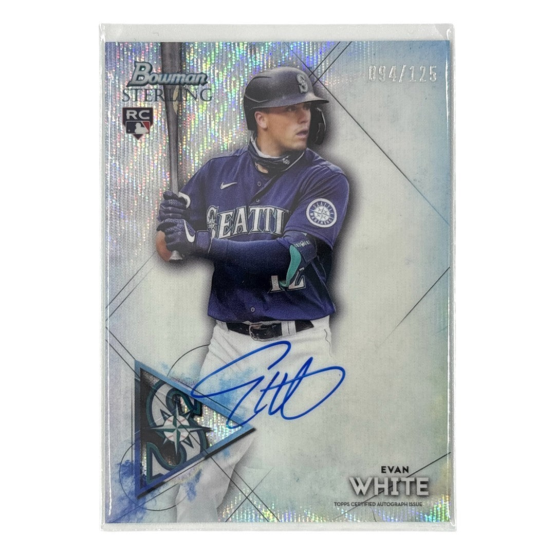 TOPPS MLBカード BOWMAN STERLING EVAN WHITE SEATTLE MARINERS 094/125 #BSRA-EW 中古 IT1