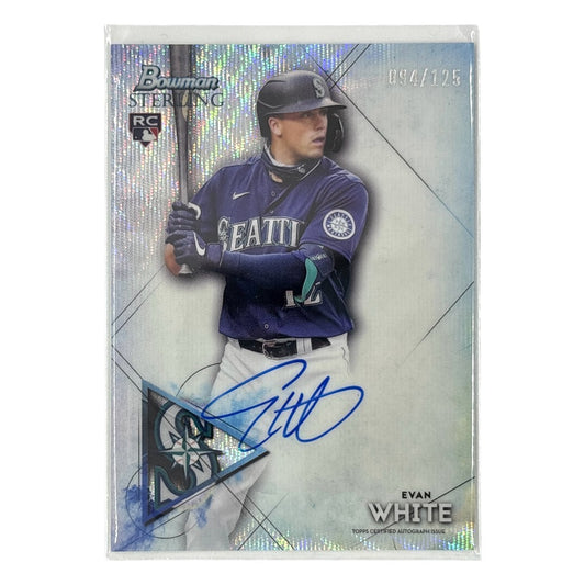TOPPS MLBカード BOWMAN STERLING EVAN WHITE SEATTLE MARINERS 094/125 #BSRA-EW 中古 IT1