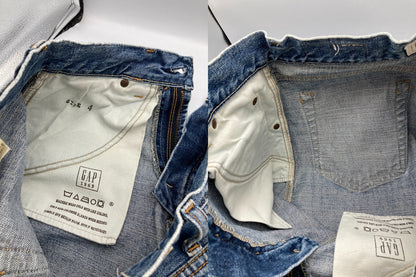 GAP 1969 ギャップ 00s イタリア製 パッチドデニムスカート 293029-00-6 サイズ4 中古 D4