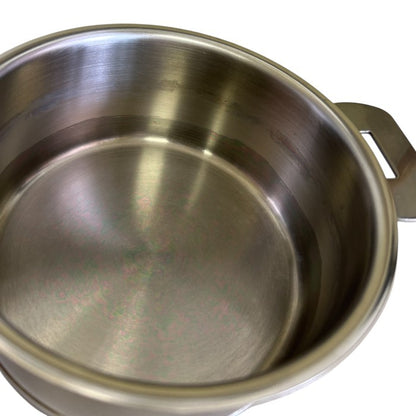 CRISTEL クリステル グラフィット 両手鍋深型 14cm C14GK 調理器具 鍋 キッチン用品 ステンレス 中古 W1