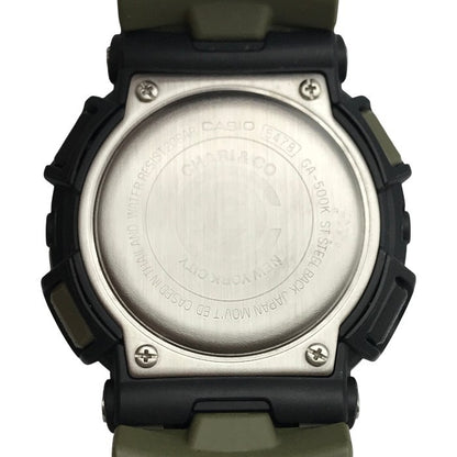 CASIO G-SHOCK CHARI&COコラボ 腕時計 メンズ アナログ/デジタル クォーツ クォーツ ニューヨーク 自転車 グリーン/ブラック GA-500K-3AJR 中古 T1