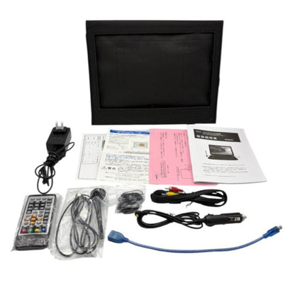 ASTEX ポータブルDVDプレーヤー AS-14TVR01 14インチ 持ち運び 録画対応 充電式 地デジ 中古 W４