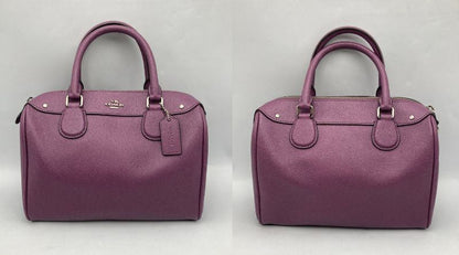 COACH コーチ ミニベネットサッチェル 2way ショルダー ボストンバッグ F57521 中古 D4