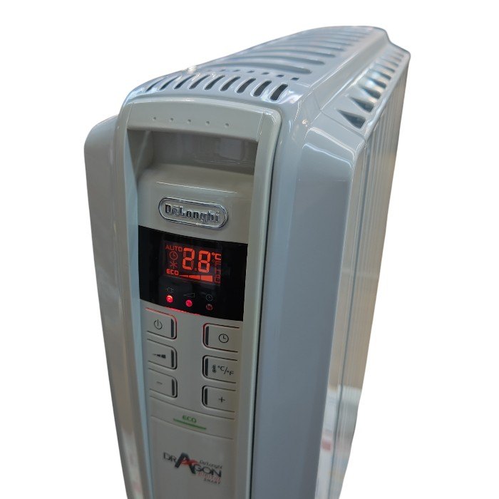 DēLonghi デロンギ ドラゴンデジタルスマート 6～10畳 オイルヒーター QSD0915-WH 中古 H4