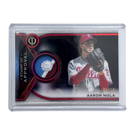 TOPPS MLBカード TRIBUTE AARON NOLA PHILADELPHIA PHILLIES 01/10 #SOA-AN 中古 IT1