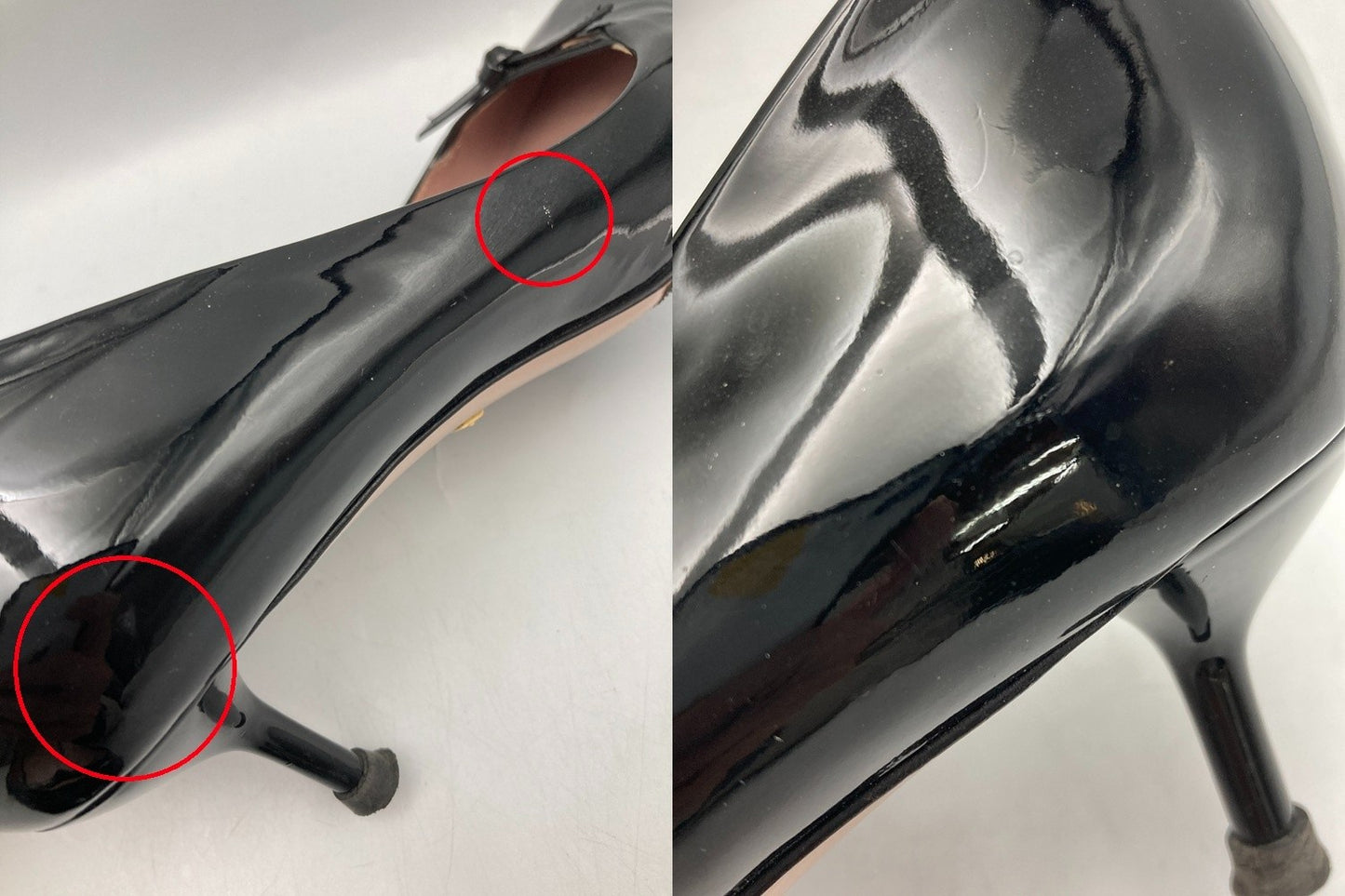 GUCCI グッチ パテントレザー ポインテッドトゥ パンプス 323516 ブラック サイズ35 1/2 レディース 中古 D4